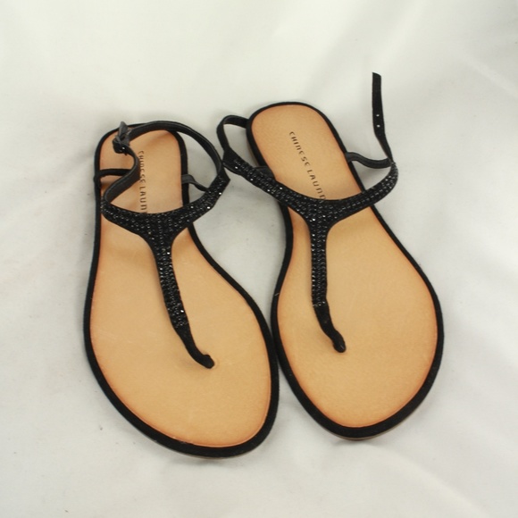 chinese laundry black sandals